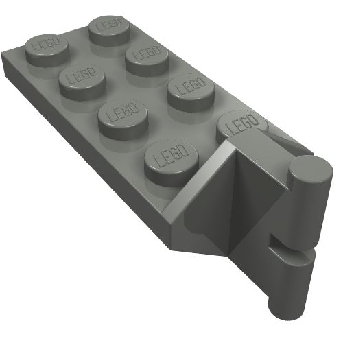 LEGO 3639 - Scharnierende plaat 2 x 4 met gearticuleerd gewricht - Mannelijk