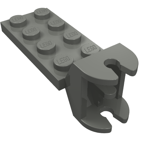 LEGO 3640 - Scharnierplaat 2 x 4 met Articulated Joint - Female