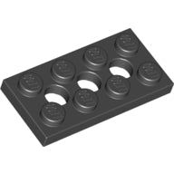 LEGO 3709 - Technic, plaat 2 x 4 met 3 gaten