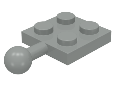 LEGO 3729 - Plate, Modified 2 x 2 with Tow Ball