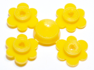 LEGO 3742sprue - Kleine bloemplant, 4 op sprue