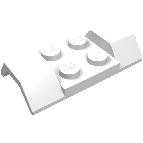 LEGO 3787 - Vehicle, Mudguard 2 x 4 with Arch Smooth