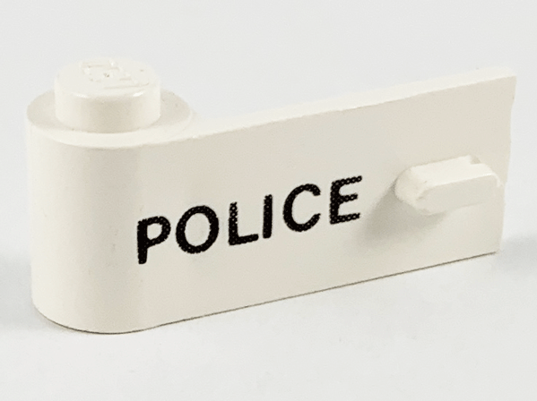 LEGO 3822pb001 - Deur 1 x 3 x 1 Links met 'POLICE' Patroon