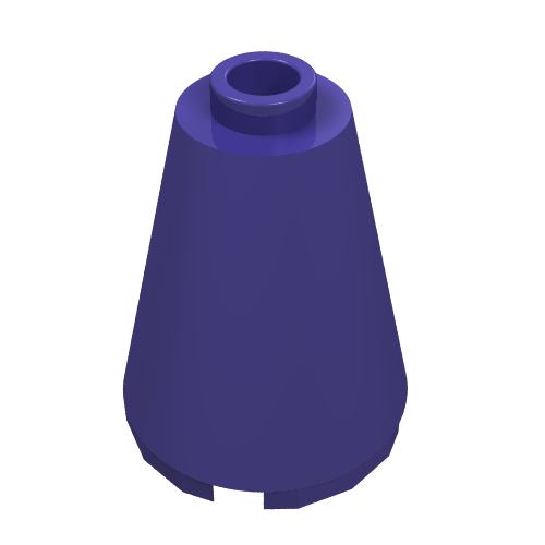 LEGO 3942c - Cone 2 x 2 x 2 - Open Stud