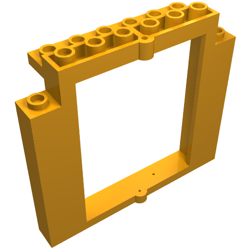 LEGO 40253 - Deur, Frame 2 x 8 x 6 Draaiend zonder Onderste Inkepingen