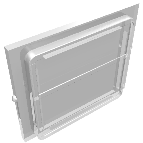 LEGO 4034 - Glas voor treinraam 1 x 4 x 3