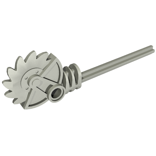 LEGO 40341 - Bionicle Weapon Long Axle Circular Saw Staff with Pin Hole Like flat