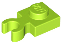LEGO 4085d - Plate, Modified 1 x 1 with Open O Clip Thick (Vertical Grip)