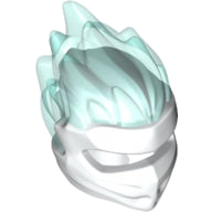 LEGO 41163pb02 - Minifigure, Headgear Ninjago Wrap Type 5 with Molded Trans-Light Blue Flames Pattern