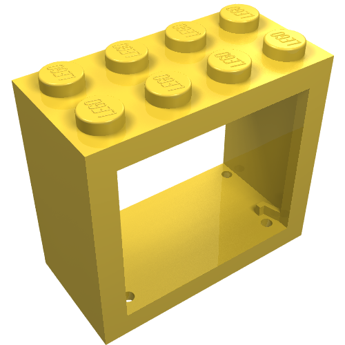 LEGO 4132 - Window 2 x 4 x 3 - Solid Studs