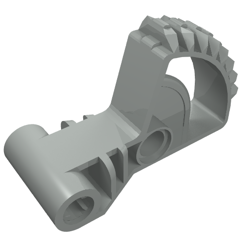 LEGO 41667 - Technic, Arm 2 x 5 met 1/4 Gear 8 Tooth Double Bevel