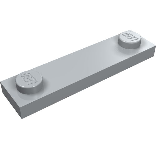 LEGO 41740 - Plate, Modified 1 x 4 with 2 Studs with Groove