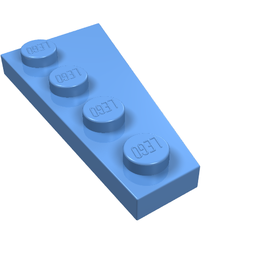LEGO 41770 - Wig, plaat 4 x 2 links