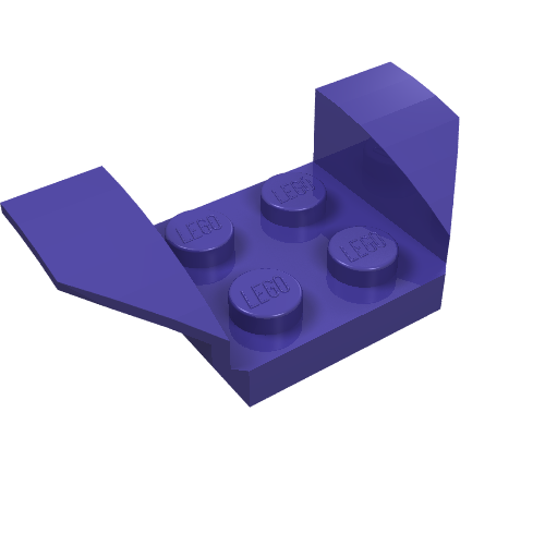 LEGO 41854 - Vehicle, Mudguard 2 x 4 with Flared Wings
