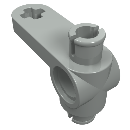 LEGO 4261 - Technic, stuurarm met 2 pin 1/4, pin hole en axle hole