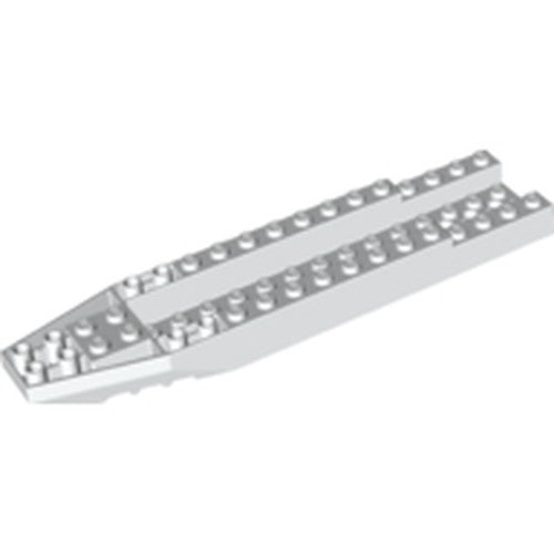 LEGO 42863 - Aircraft Fuselage Forward Bottom Angular 4 x 18 x 1 1/3 with 2 x 14 Recessed Center and 13 Holes