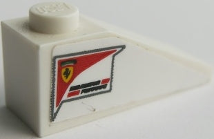 LEGO 4286pb040 - Helling 33 3 x 1 met Ferrari Logo en 'SCUDERIA FERRARI' patroon aan beide kanten (Stickers) - Set 75879