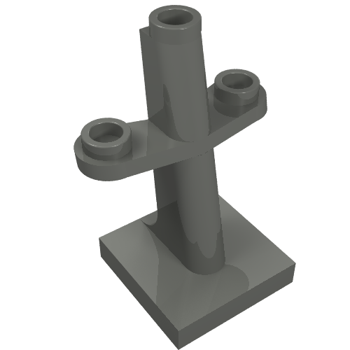 LEGO 4289 - Boat, Mast 2 x 2 x 3 Inclined with Stud on Top and Two Sides