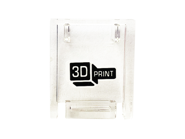 LEGO 4346pb39 - Container, Box 2 x 2 x 2 met deur en gleuf met '3D PRINT' patroon (sticker) - Set 70418