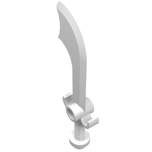 LEGO 43887 - Minifiguur, Wapen Zwaard, Scimitar