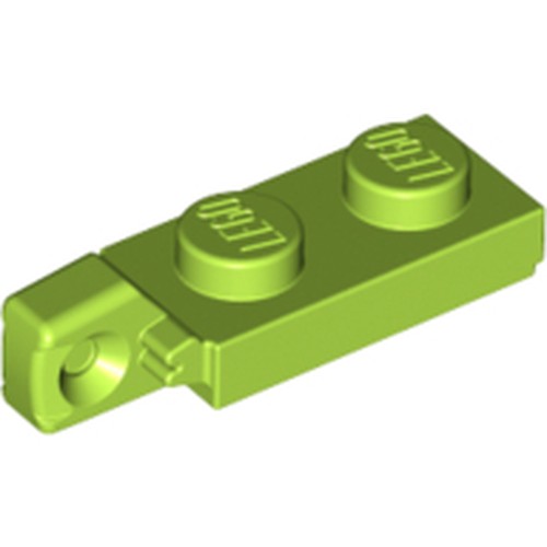 LEGO 44301a - Aangepaste scharnierplaat 1 x 2 met vergrendeling, 1 vinger aan uiteinde met onderste groef