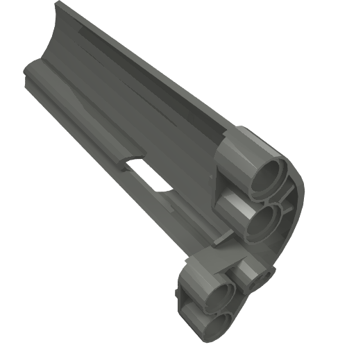 LEGO 44351 - Technic, Panel Fairing #21 Large Long, Small Hole, Side B