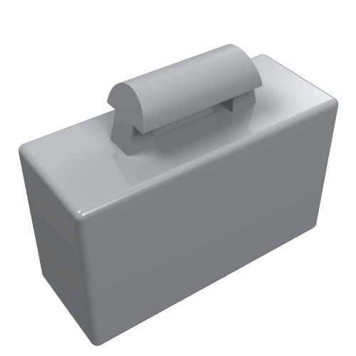 LEGO 4449 - Minifigure, Utensil Briefcase / Suitcase