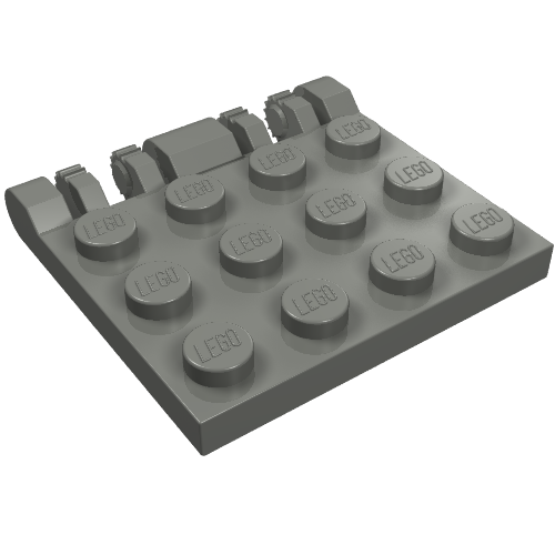 LEGO 44570 - Scharnierende plaat 3 x 4 met dubbele vergrendeling en 2 vingers