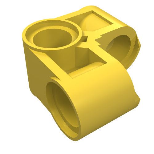 LEGO 44809 - Technic, Pin Connector Perpendicular 2 x 2 Gebogen
