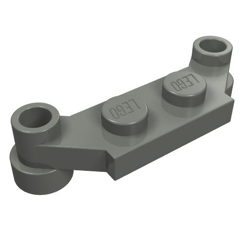 LEGO 4590 - Plate, Modified 1 x 4 Offset