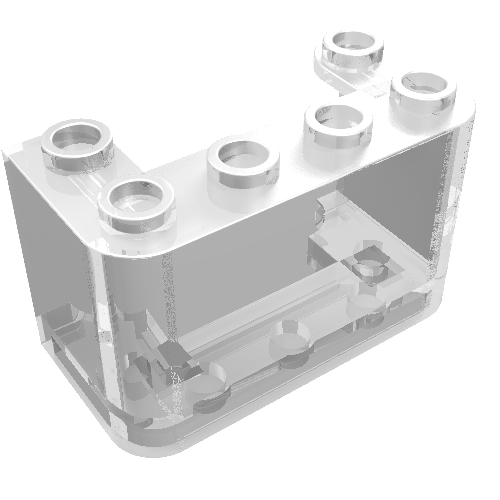 LEGO 4594 - Voorruit 2 x 4 x 2 Verticaal