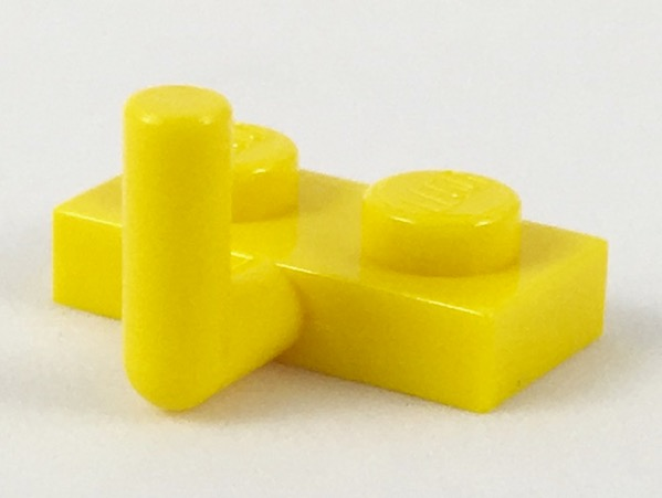 LEGO 4623a - Aangepaste plaat 1 x 2 met Bar Arm Up (Horizontal Arm 6mm)