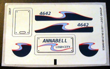 LEGO 4642stk01 - Sticker Sheet for Set 4642 - (93846/4612740)