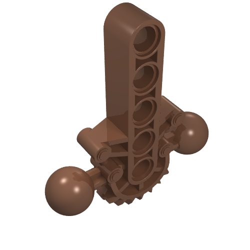 LEGO 47306 - Bionicle Hips / Lower Torso with 2 Ball Joint and 7 Tooth Half Gear