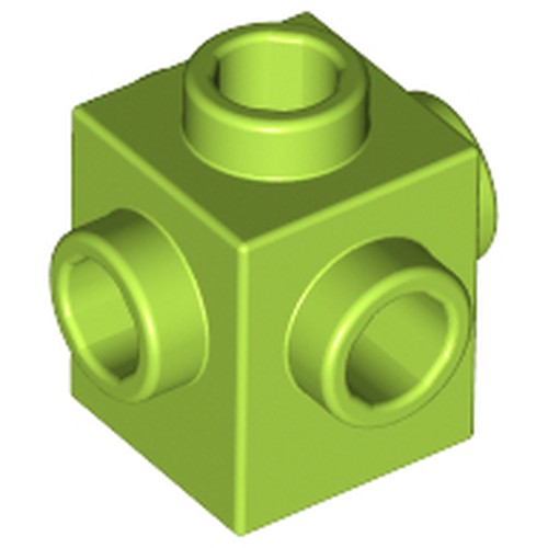 LEGO 4733 - Aangepaste steen 1 x 1 met studs aan 4 zijden