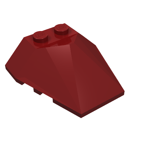 LEGO 47757 - Wig 4 x 4 x 1 1/3 Piramide Midden