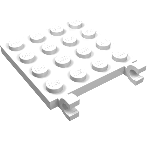 LEGO 47998 - Aangepaste plaat 4 x 4 met 2 klemmen (horizontale grip)