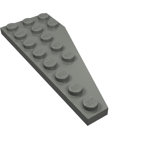 LEGO 50305 - Wig, plaat 8 x 3 vijfhoekig links
