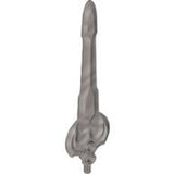 A gray LEGO Sir Jayko sword (50625) for a large figure, shown vertically against a white background.