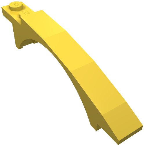 LEGO 50967 - Slope, Curved 8 x 1 x 1 2/3 with Arch and 2 Recessed Studs