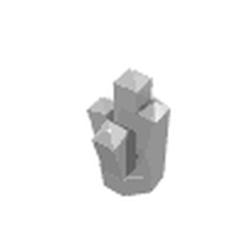 LEGO 52 - Kristal 1 x 1 met 5 punten