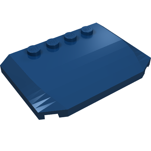 LEGO 52031 - Wig 4 x 6 x 2/3 Drievoudig Gebogen