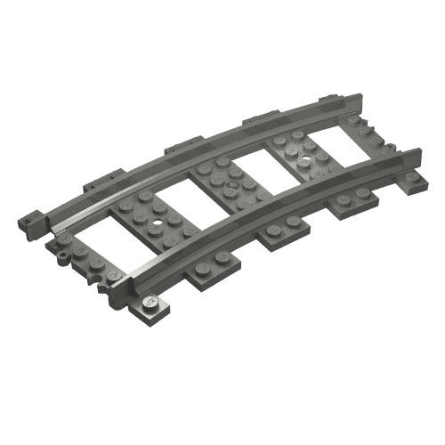 LEGO 53400 - Treinbaan plastic (RC Treinen) Bocht
