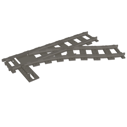 LEGO 53404 - Treinspoor plastic (RC Treinen) Wissel Rechts