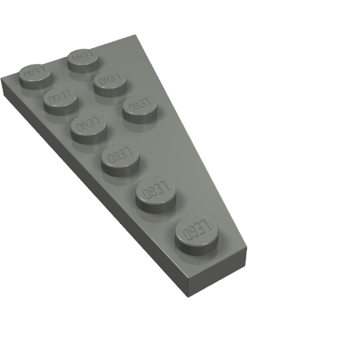 LEGO 54384 - Wig, plaat 6 x 3 links