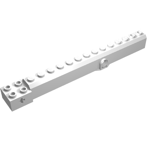 LEGO 57779 - Buitenste kraanarm, breed met Pin Hole in het midden