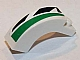 LEGO 6005pb008R - Boog 1 x 3 x 2 met gebogen bovenkant en groen-zwart patroon (rechterkant) - Sticker voor set 8864