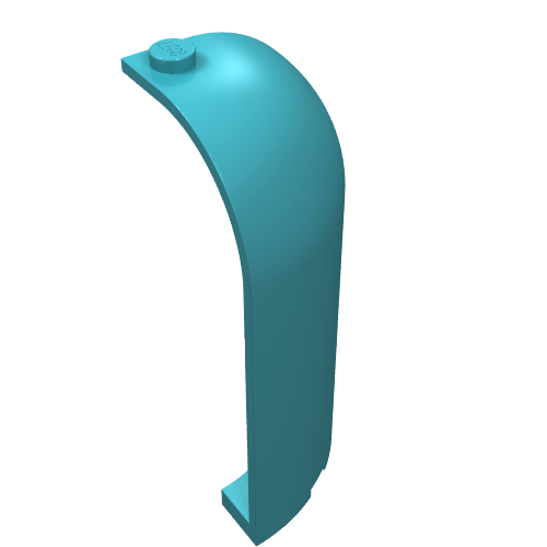 LEGO 6059 - Panel 3 x 3 x 6 Corner Convex with Curved Top