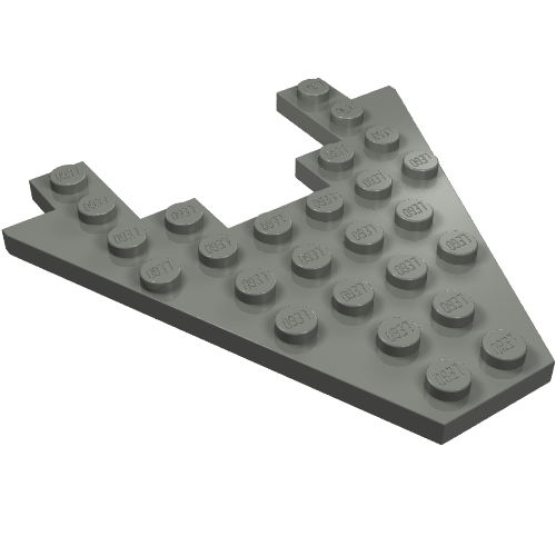 LEGO 6104 - Wig, plaat 8 x 8 met 3 x 4 uitsparing