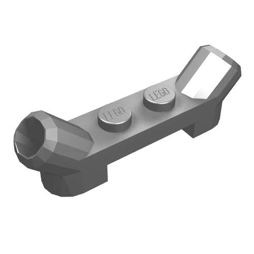 LEGO 61072 - Aangepaste plaat 1 x 4 met schuine tubes